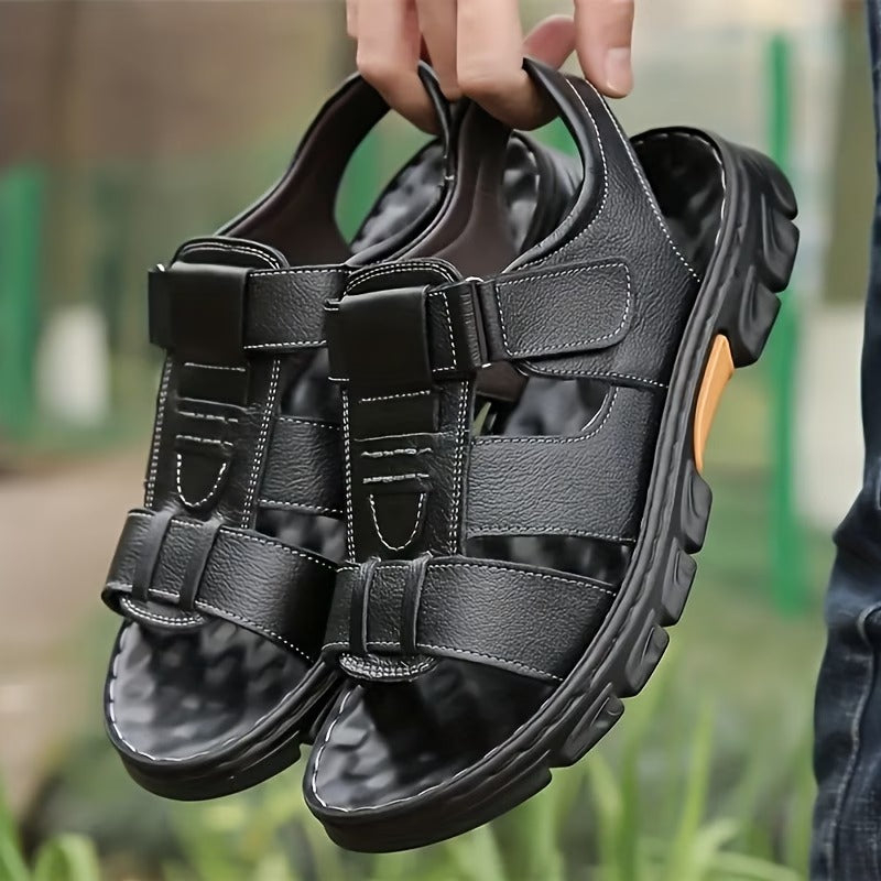 Sandalias en cuero garantizado