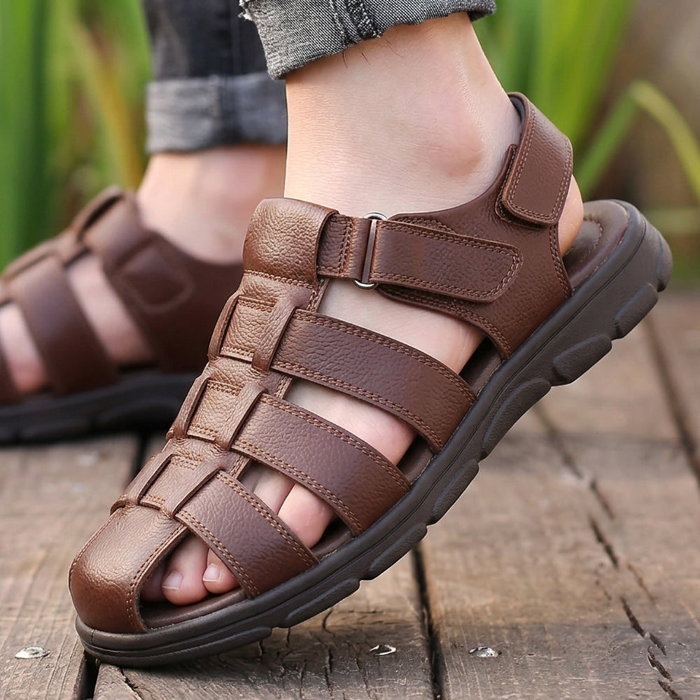 Sandalia Ramsés en Cuero Fino
