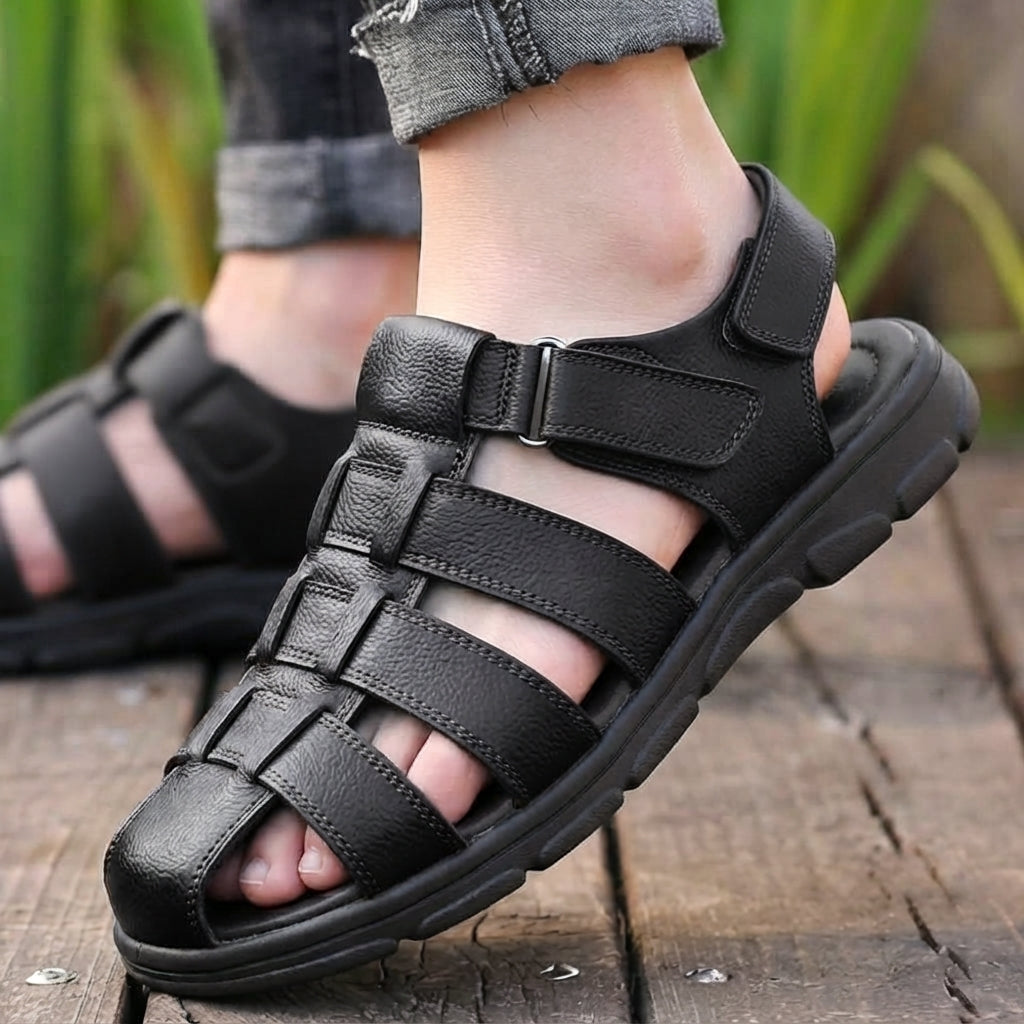 Sandalia Ramsés en Cuero Fino